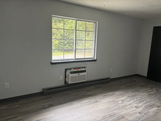 a room with a window