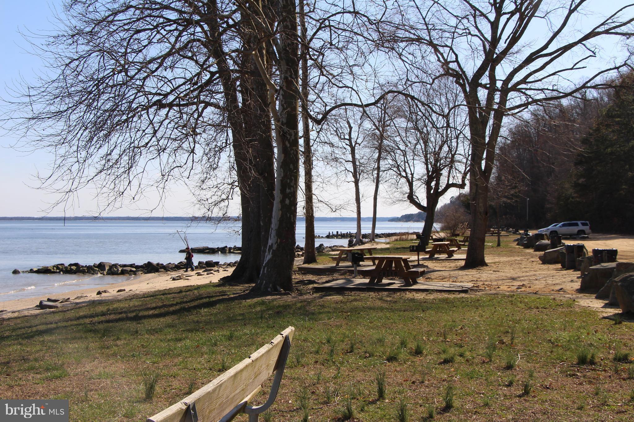 920 Crystal Rock Road Lusby, MD 20657 - Photo 25 of 27 Picnic Tables and Grills at the beach area!