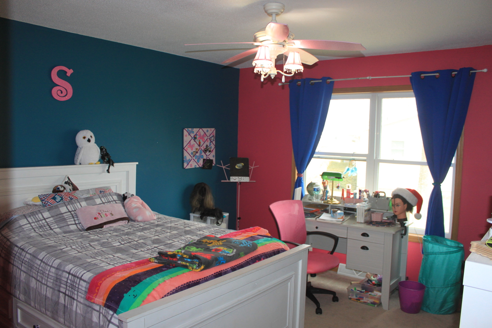 22862 Prophet Road Rock Falls, IL 61071 - Photo 13 of 24 a bedroom with a bed and a chandelier