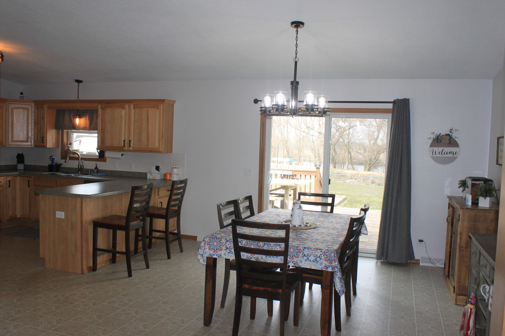 22862 Prophet Road Rock Falls, IL 61071 - Photo 6 of 24 a view of a dining room with furniture window and outside view