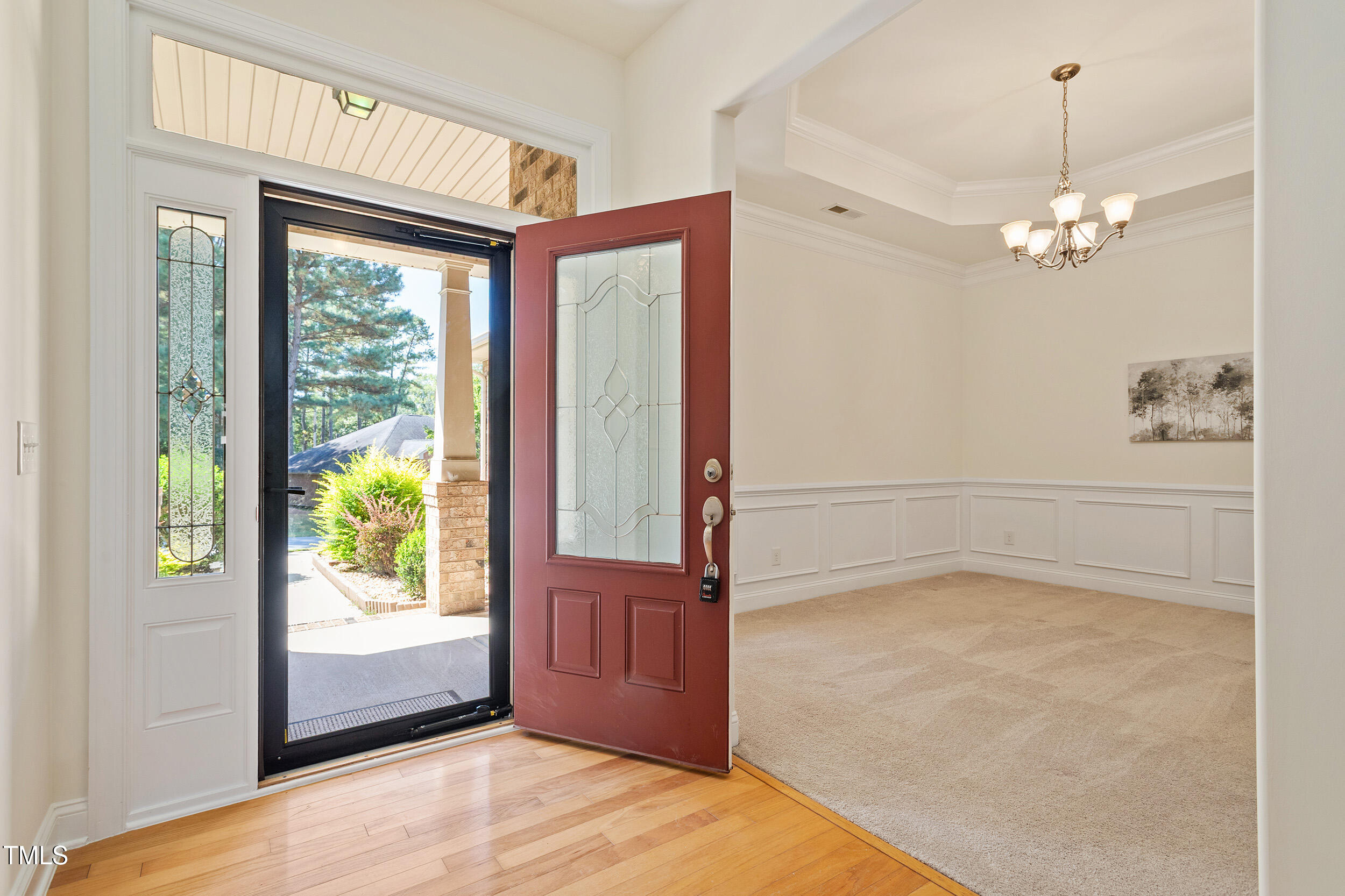 46 Spring Haven Lane Willow Spring, NC 27592 - Photo 5 of 50 a view of livingroom with hardwood floor and ceiling fan