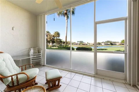 a balcony with view of water heater