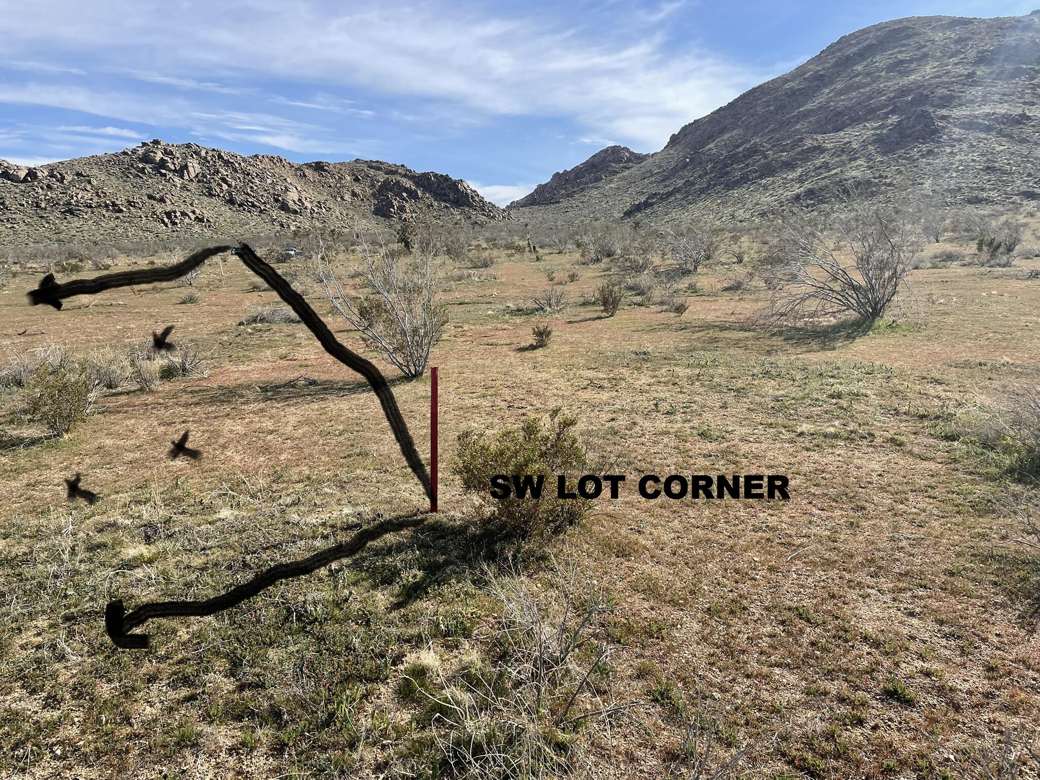 0 Chicago Road Lucerne Valley, CA 92356 - Photo 17 of 21 a view of mountain with wooden fence