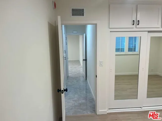 an empty room with window