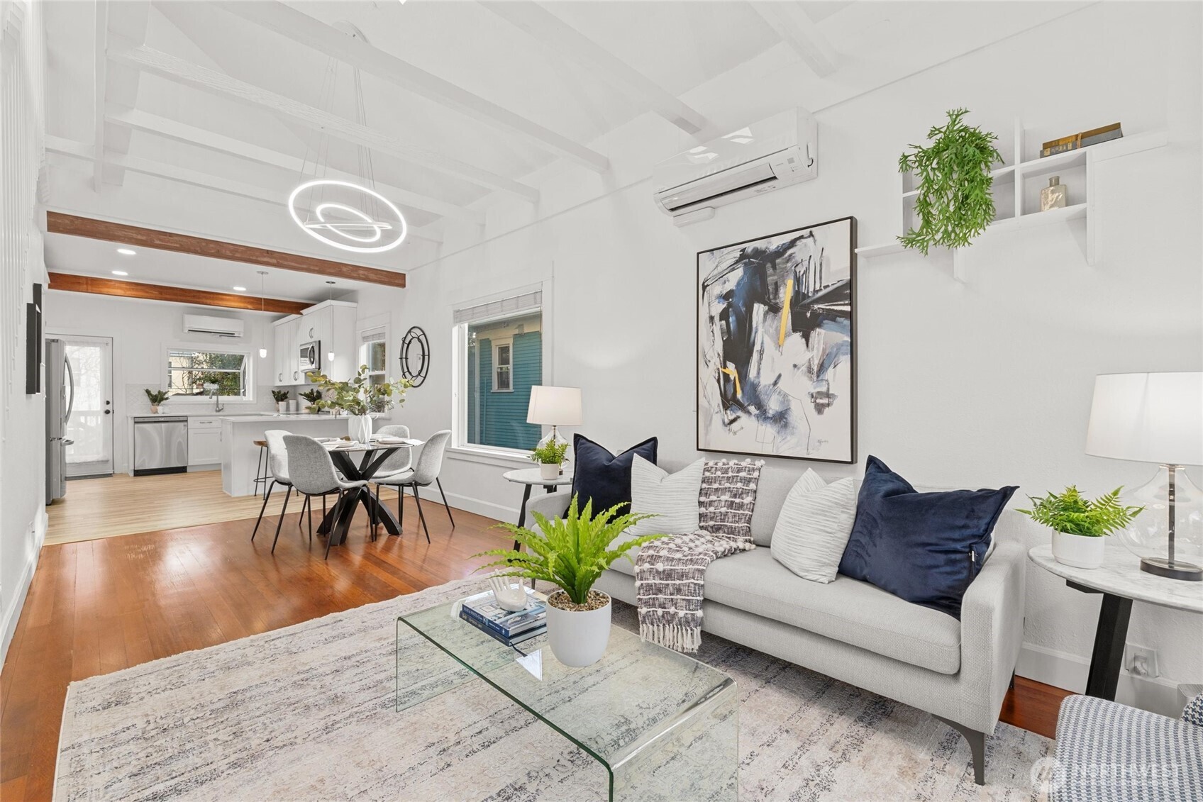 424 27th Avenue East Seattle, WA 98112 - Photo 5 of 36 a living room with furniture and wooden floor