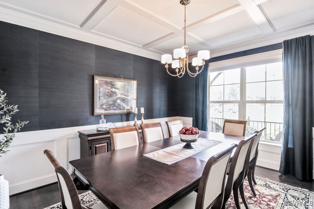 16413 Lambourne Road Midlothian, VA 23112 - Photo 7 of 33 a view of a dining room with furniture window and outside view