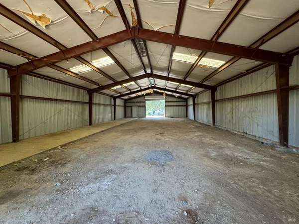 a view of a storage room