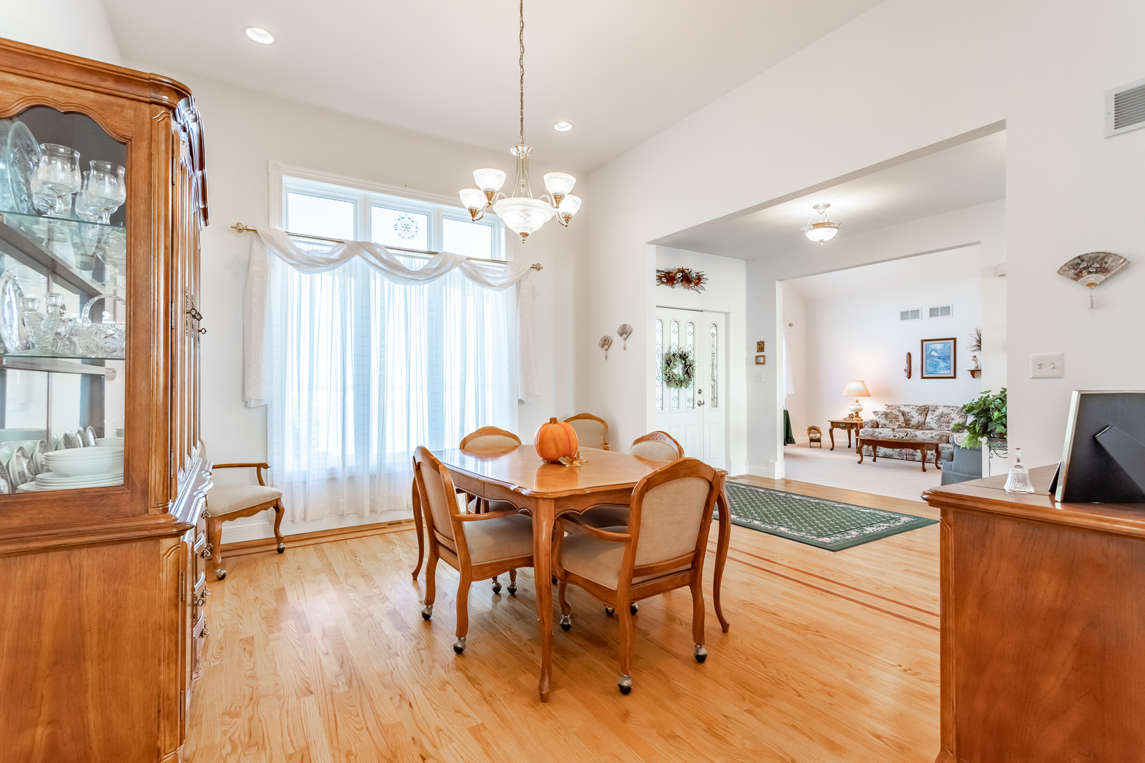 2019 East Kentucky Road Beecher, IL 60401 - Photo 23 of 47 a view of a dining room with furniture window and wooden floor