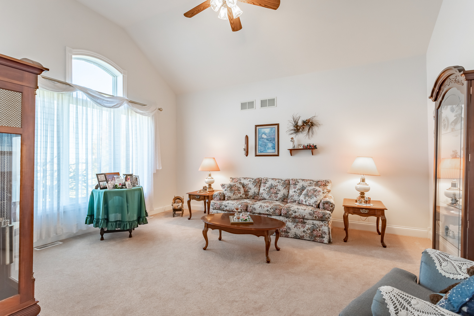 2019 East Kentucky Road Beecher, IL 60401 - Photo 24 of 47 a living room with furniture and a lamp