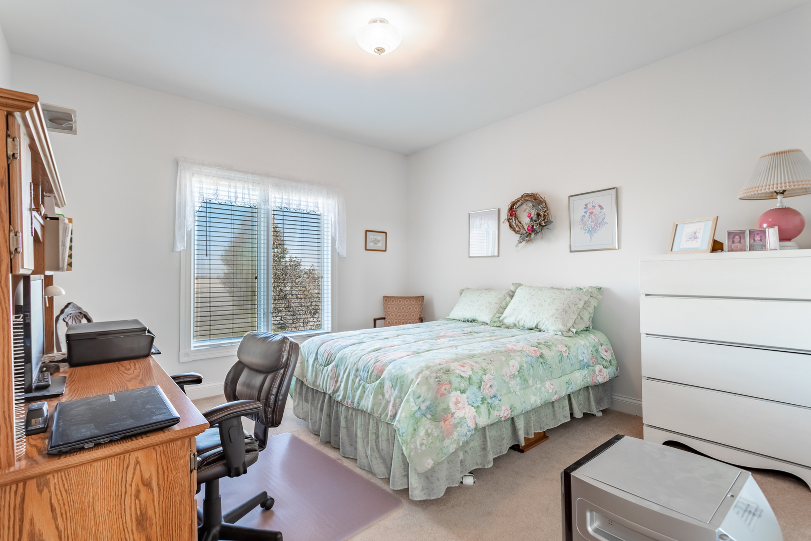 2019 East Kentucky Road Beecher, IL 60401 - Photo 40 of 47 a bedroom with a bed and wooden floor