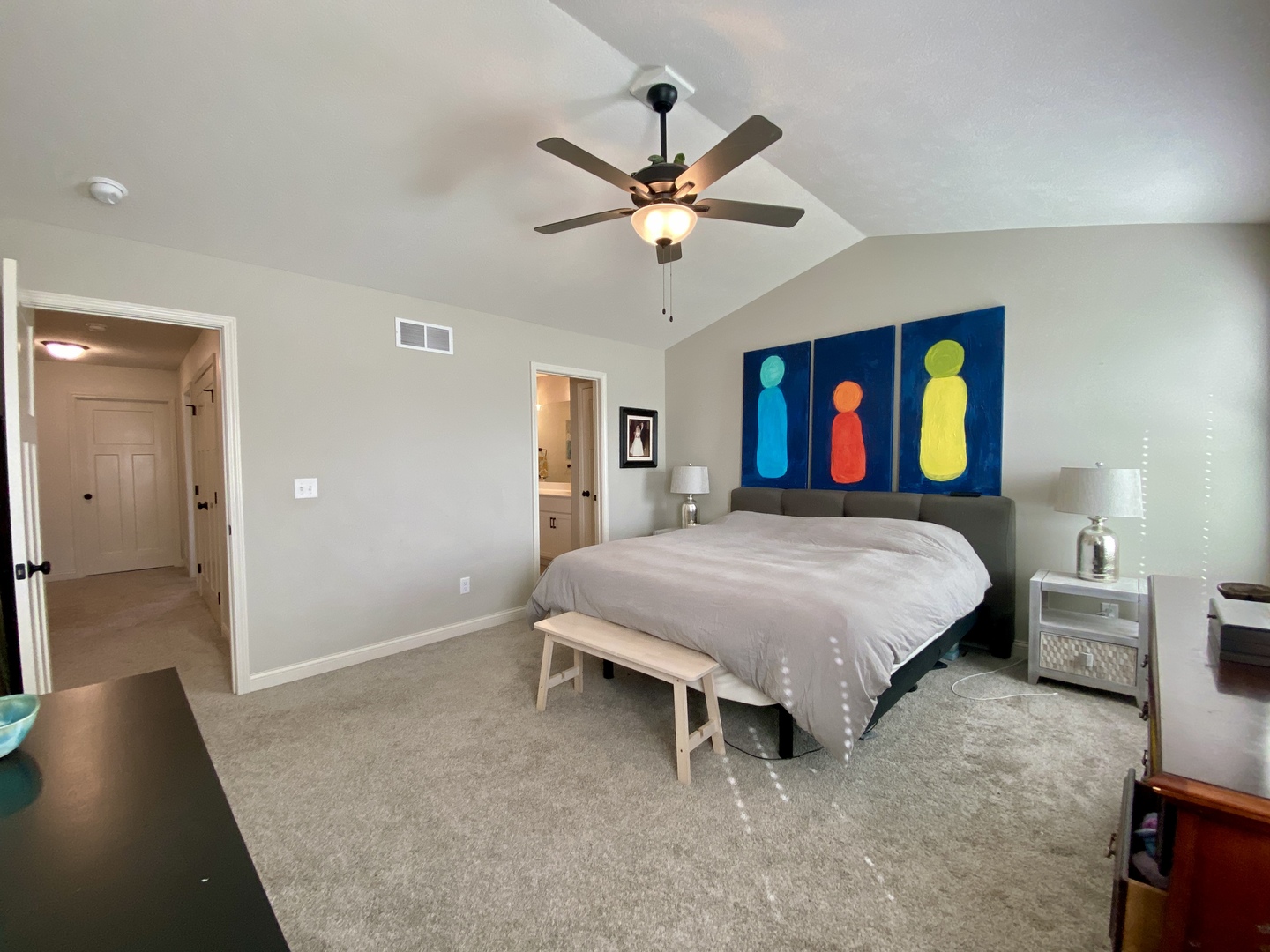 718 Cole Lane Mahomet, IL 61853 - Photo 11 of 22 a bedroom with a bed and window