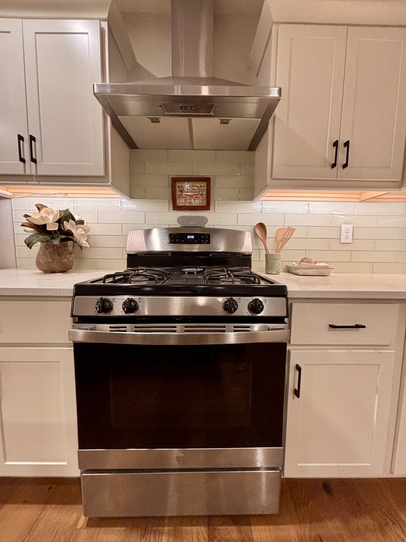 718 Cole Lane Mahomet, IL 61853 - Photo 4 of 22 a stove top oven sitting inside of a kitchen