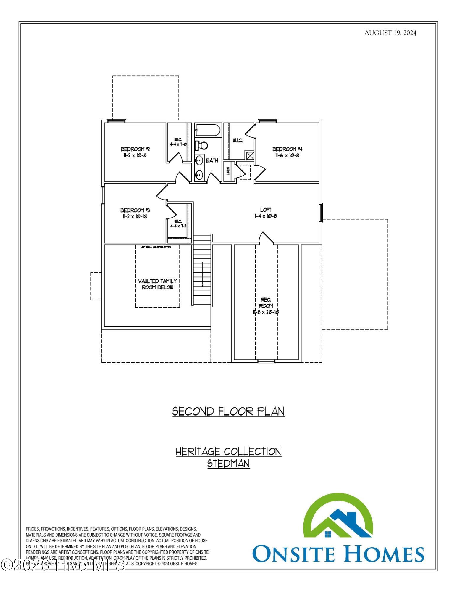 394 Lakebay Road Vass, NC 28394 - Photo 50 of 50 Second Floor Plan