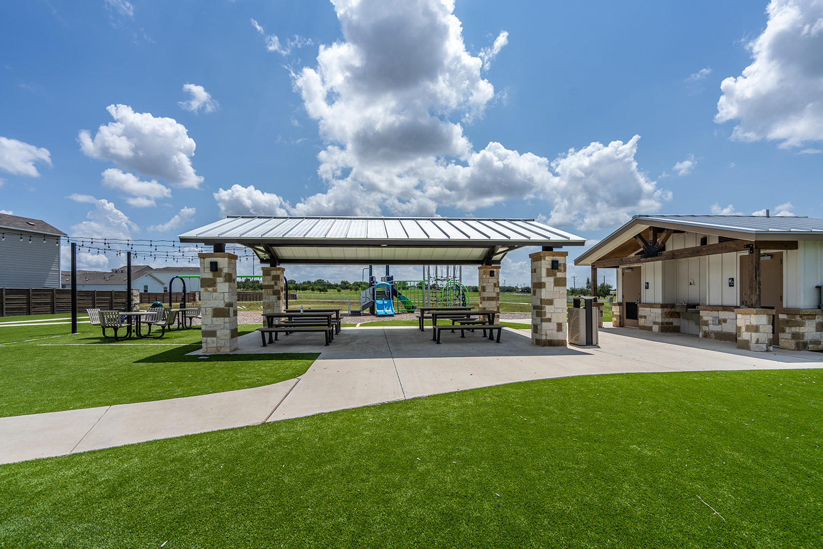 509 West Luna Blue Lane Jarrell, TX 76537 - Photo 8 of 8 a view of a house with a yard and sitting area