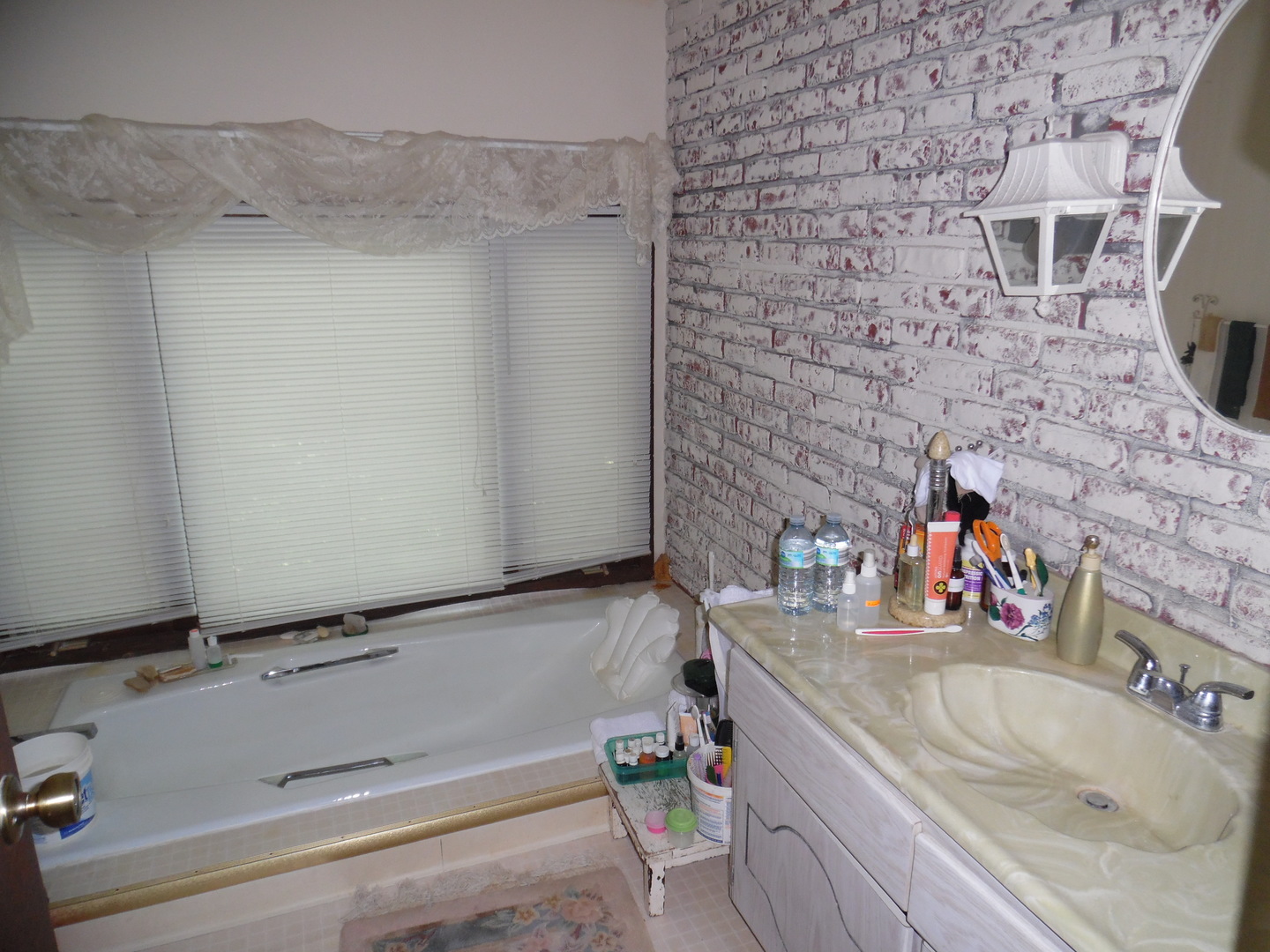 10413 Alden Road Harvard, IL 60033 - Photo 8 of 11 a bathroom with a sink vanity granite and toilet
