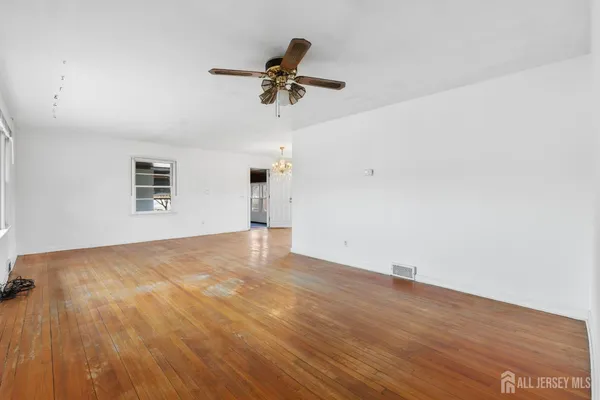 wooden floor in an empty room