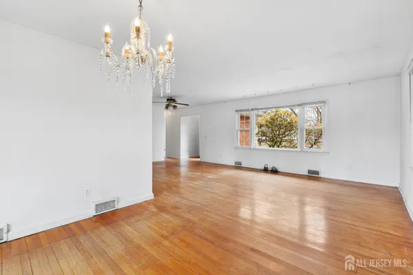 wooden floor in an empty room