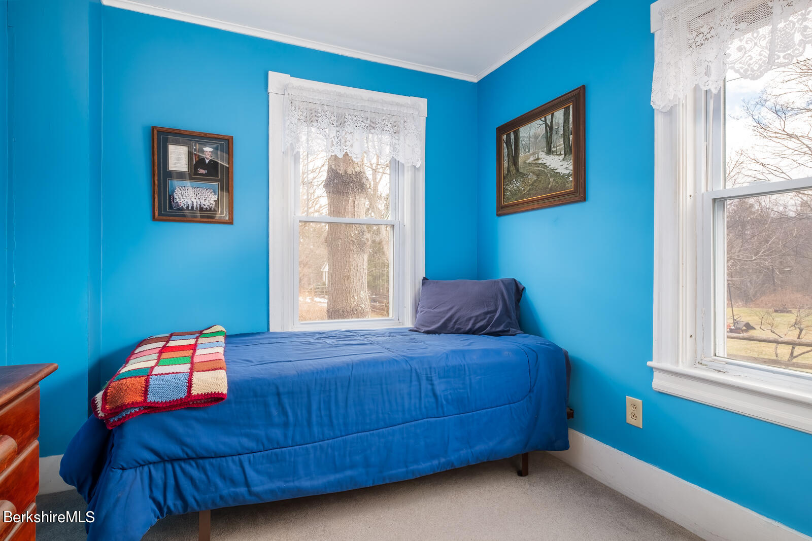 1115 North Hoosac Road Williamstown, MA 01267 - Photo 12 of 16 a bedroom with a bed and a window