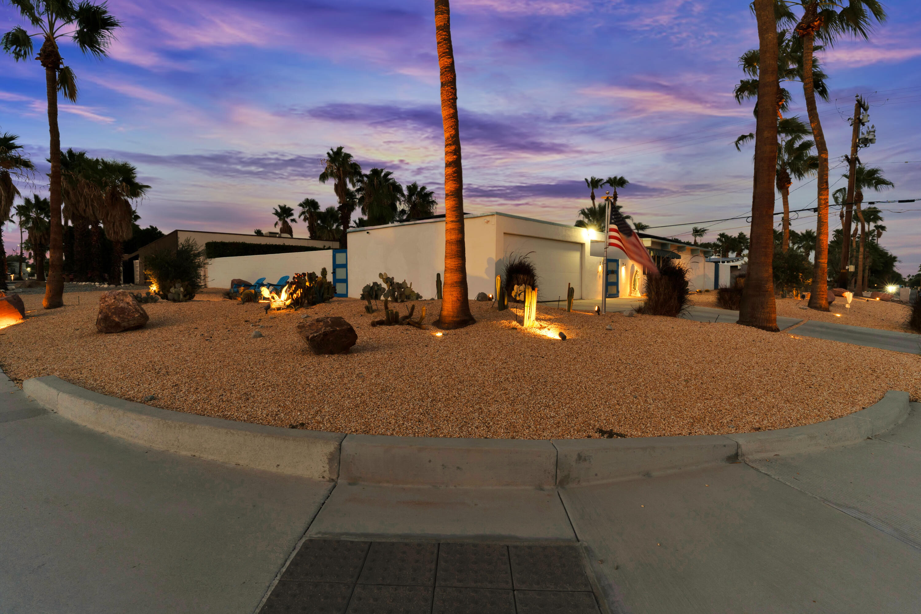 600 East Alexander Way Palm Springs, CA 92262 - Photo 2 of 43 a view of a street with cars
