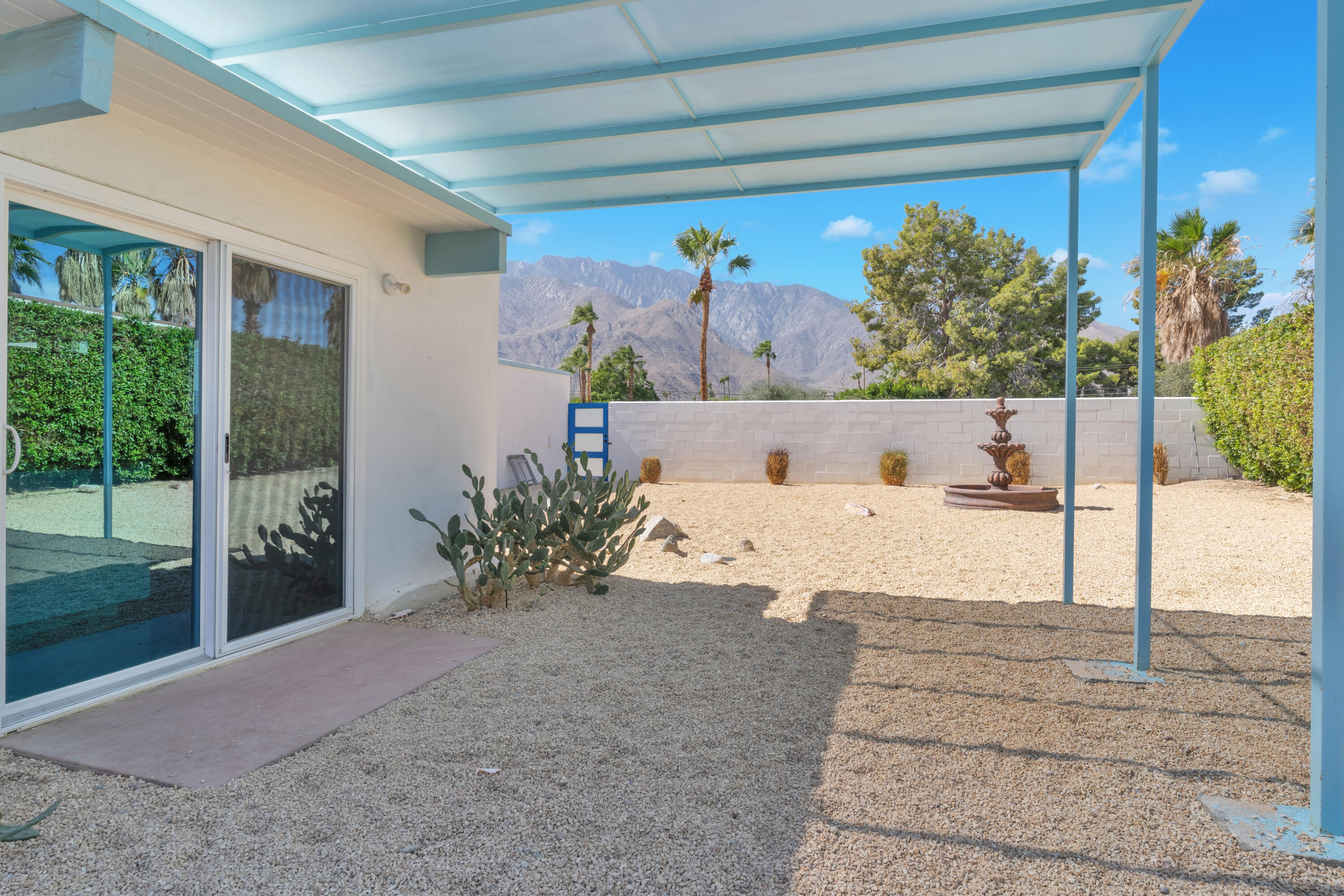 600 East Alexander Way Palm Springs, CA 92262 - Photo 24 of 43 a view of balcony with furniture