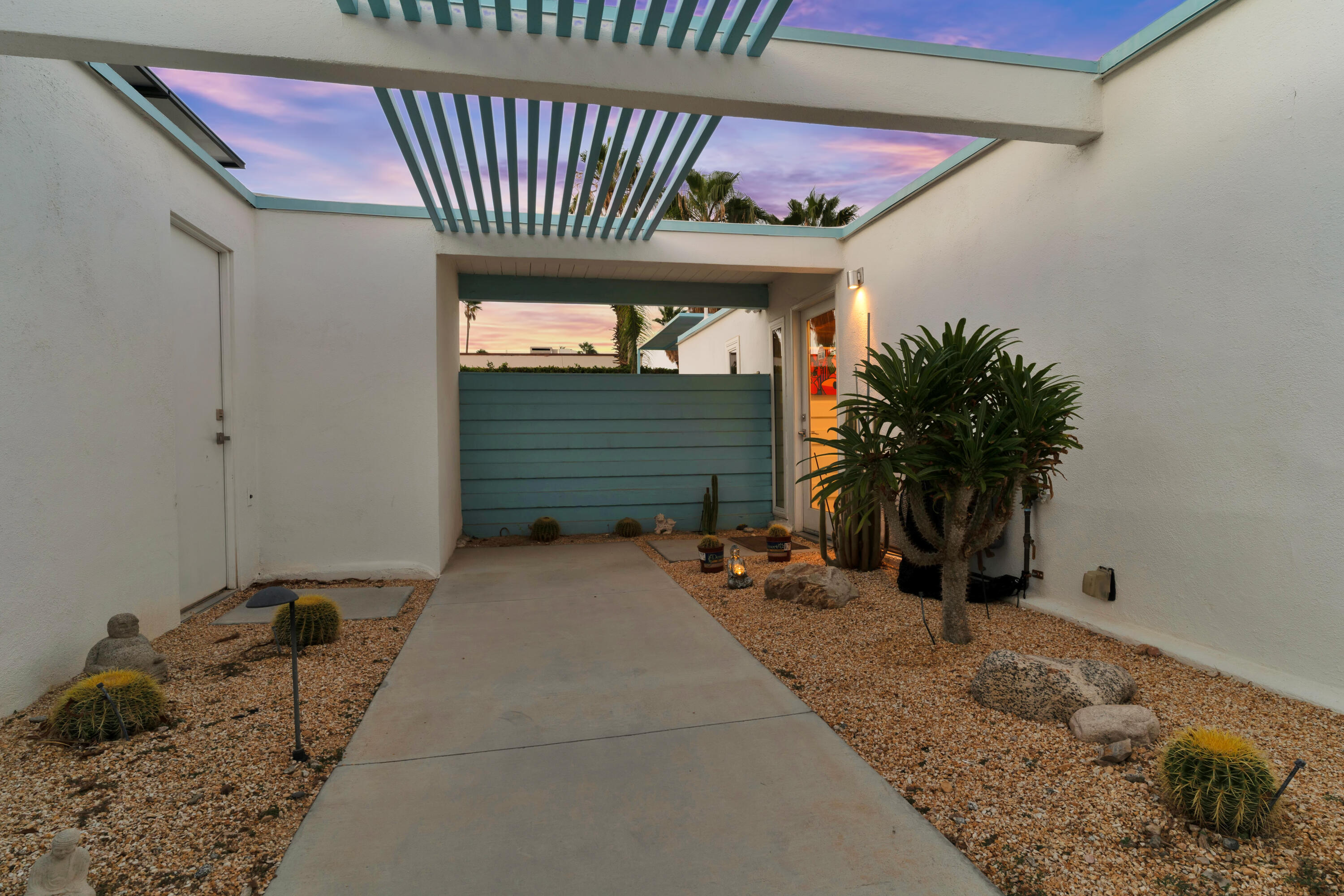 600 East Alexander Way Palm Springs, CA 92262 - Photo 34 of 43 a view of a entryway door of the house