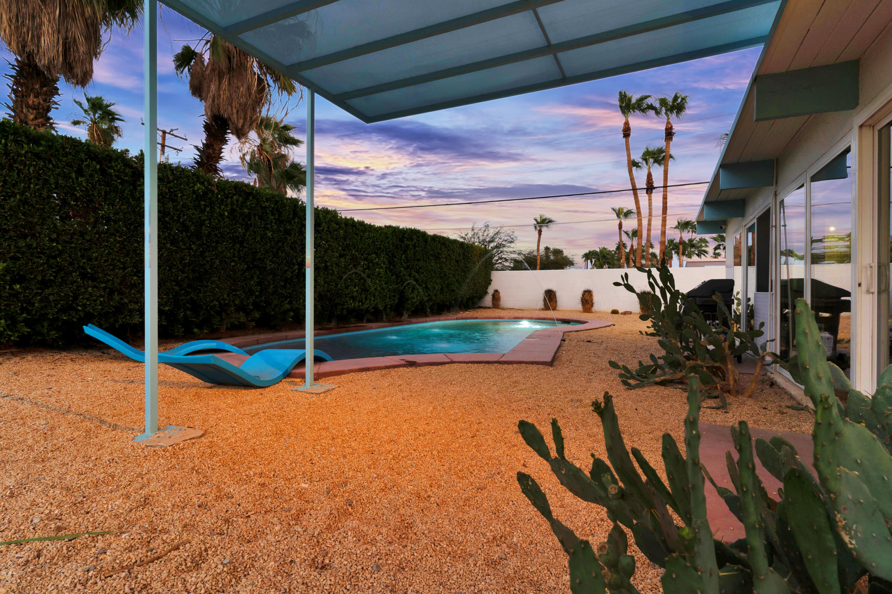 600 East Alexander Way Palm Springs, CA 92262 - Photo 36 of 43 a view of a backyard