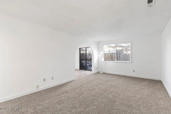 a view of a room with window