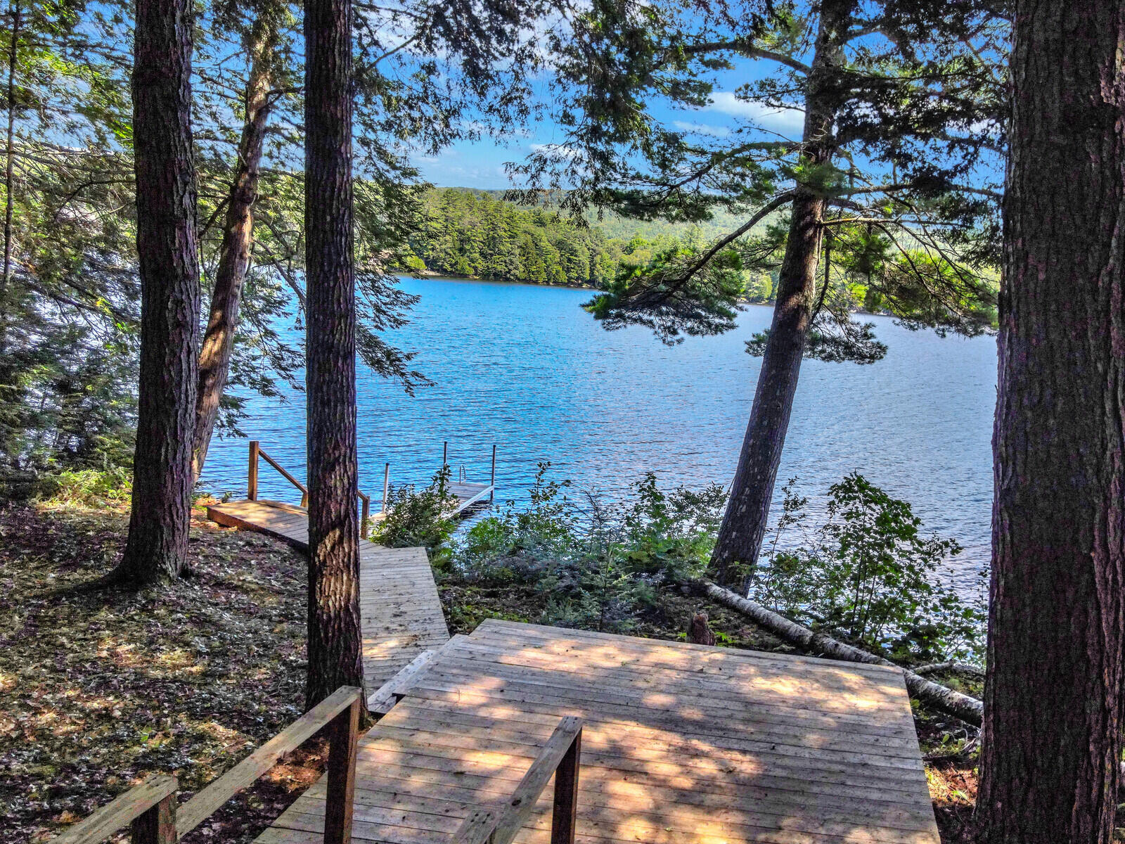 22 Vienna Shores Road Vienna, ME 04360 - Photo 57 of 80 LAKESIDE DECK