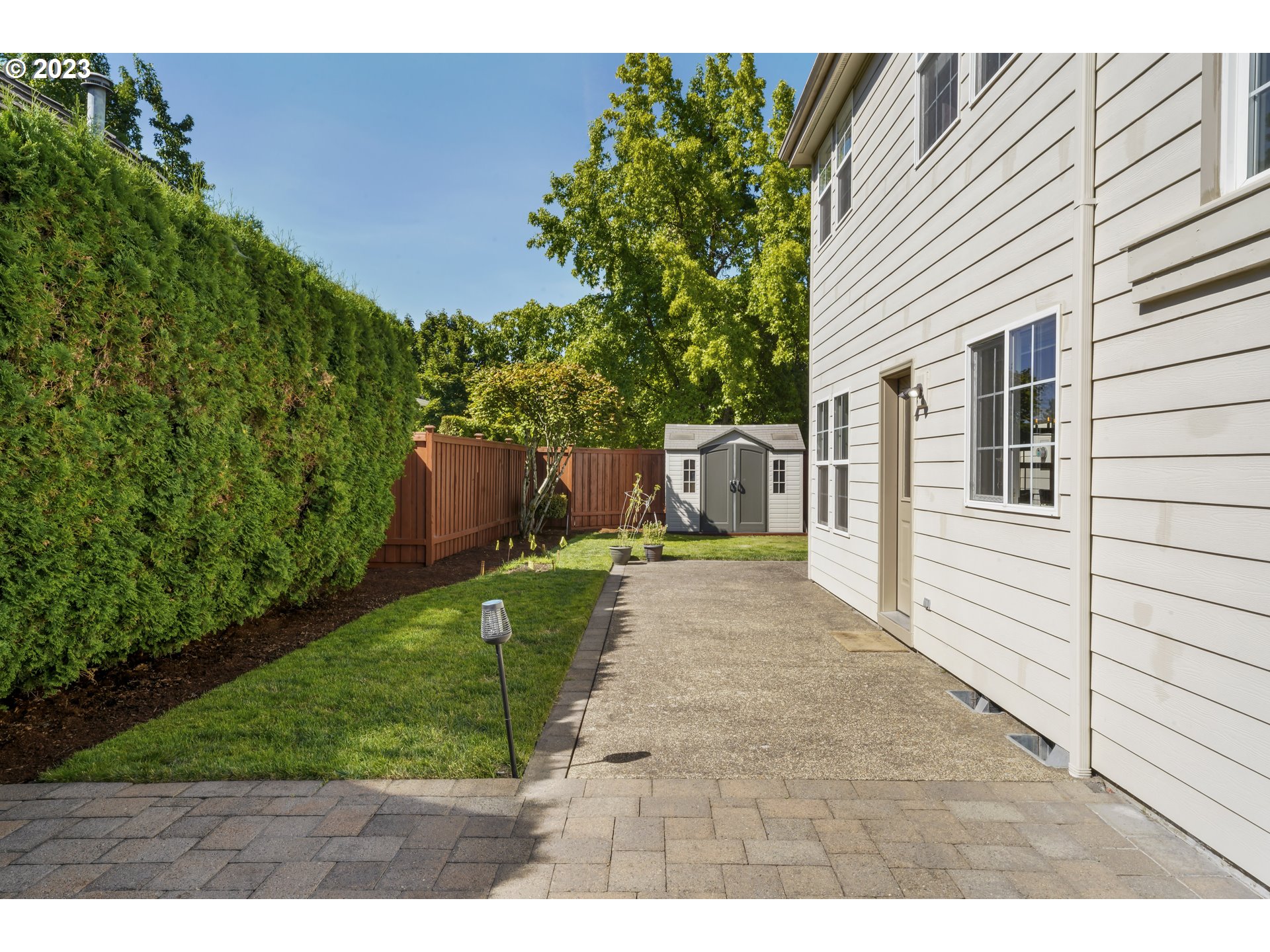3435 Hampton Way Eugene, OR 97401 - Photo 43 of 46 a view of a back yard with green space