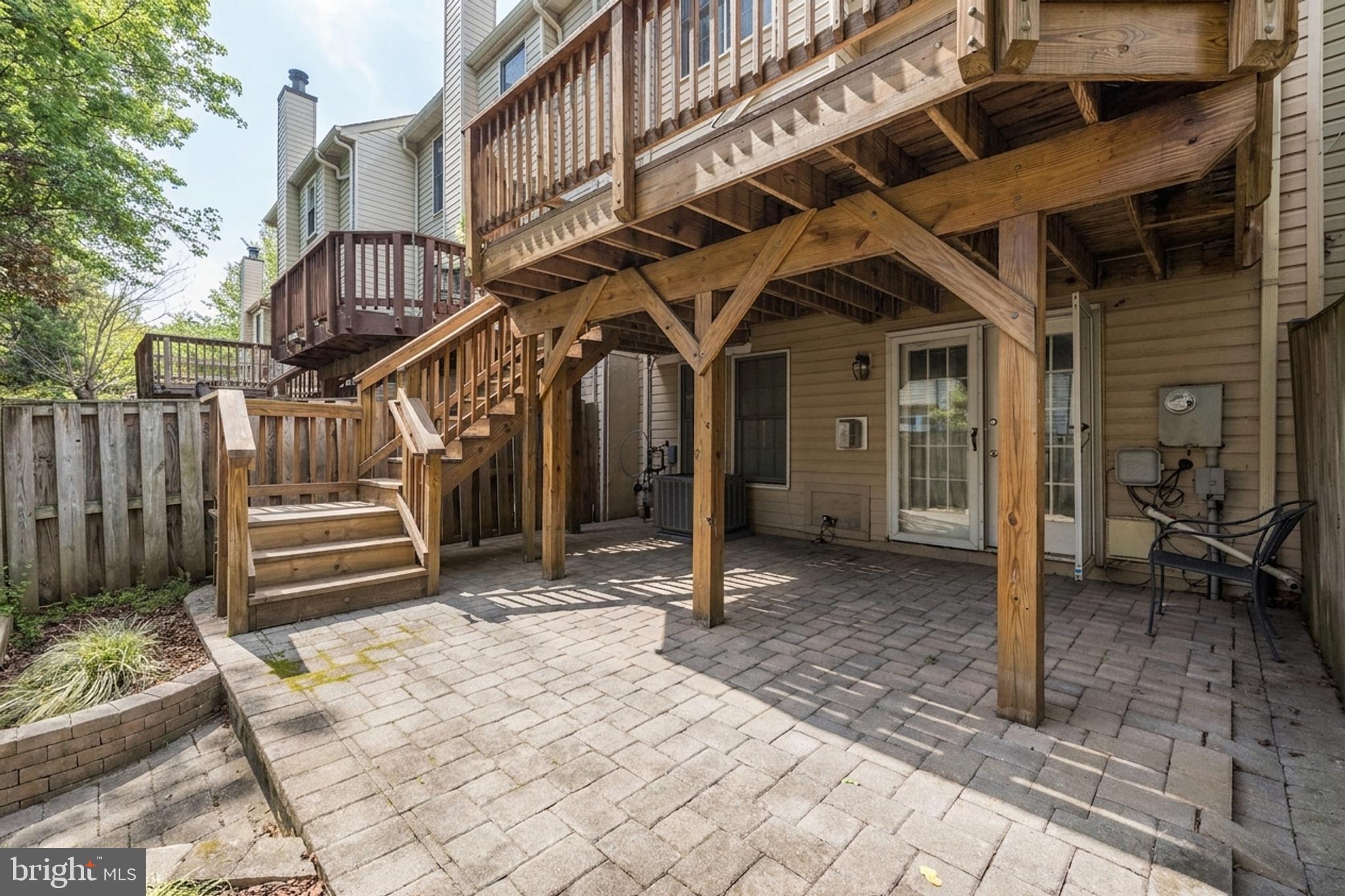 6491 Milva Lane Springfield, VA 22150 - Photo 9 of 59 Steps leading to paver patio.
