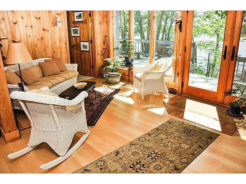 38 Collins Cove Road Cushing, ME 04563 - Photo 10 of 33 Sunroom. The sunny sitting area off...
