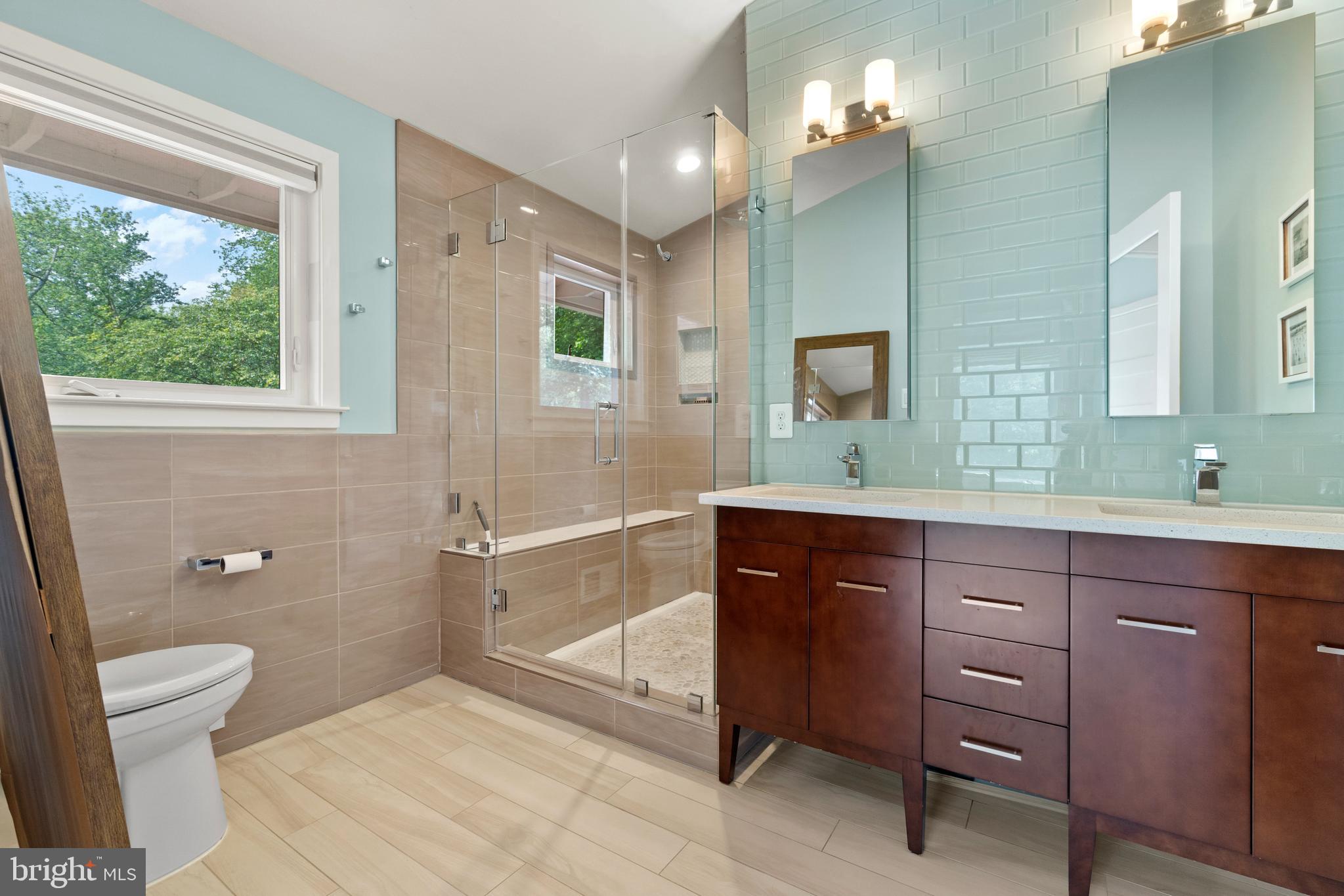 3332 Ellis Court Falls Church, VA 22042 - Photo 13 of 37 Primary Bathroom - Huge custom shower