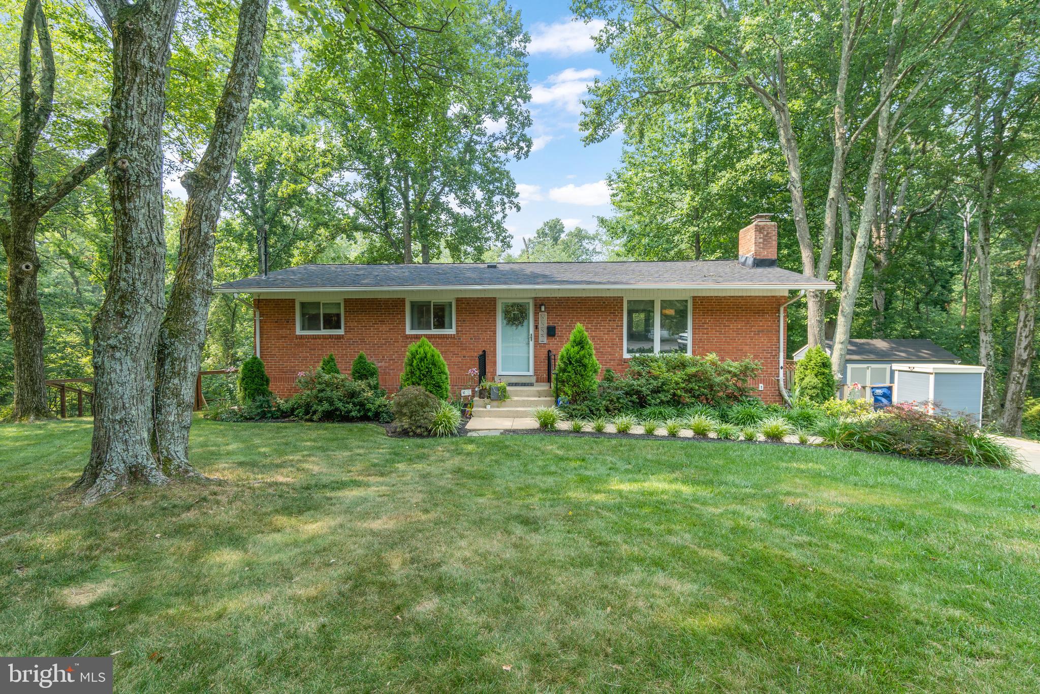 3332 Ellis Court Falls Church, VA 22042 - Photo 36 of 37 Storage Shed to the right/back of drivway