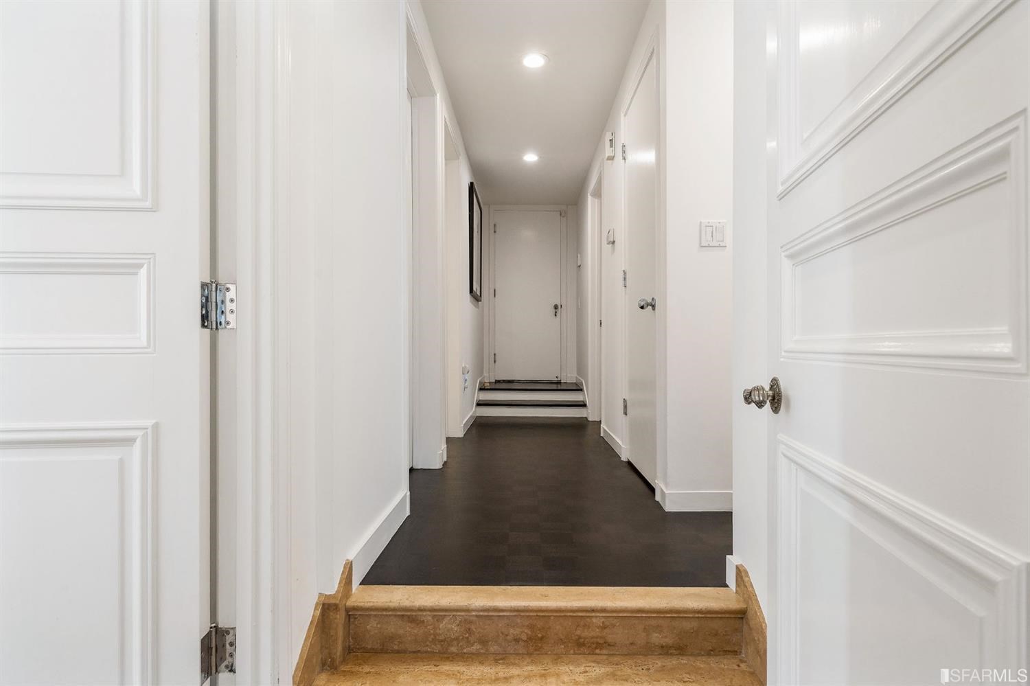 135 Sea Cliff Avenue San Francisco, CA 94121 - Photo 48 of 69 a view of a hallway with wooden floor and staircase