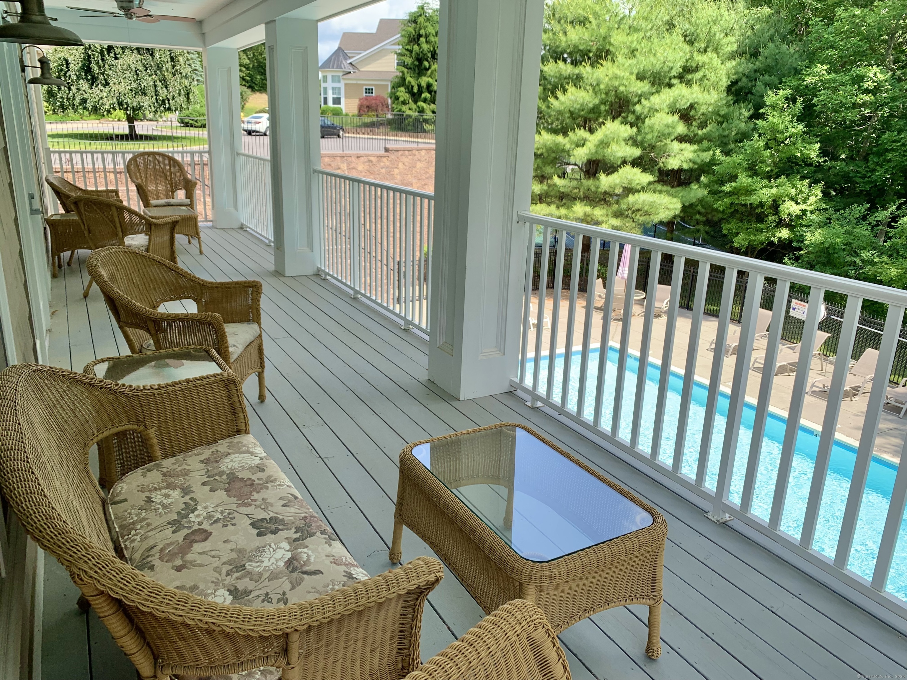 405 Hunter Drive, Unit 405 Litchfield, CT 06759 - Photo 37 of 39 Clubhouse Balcony