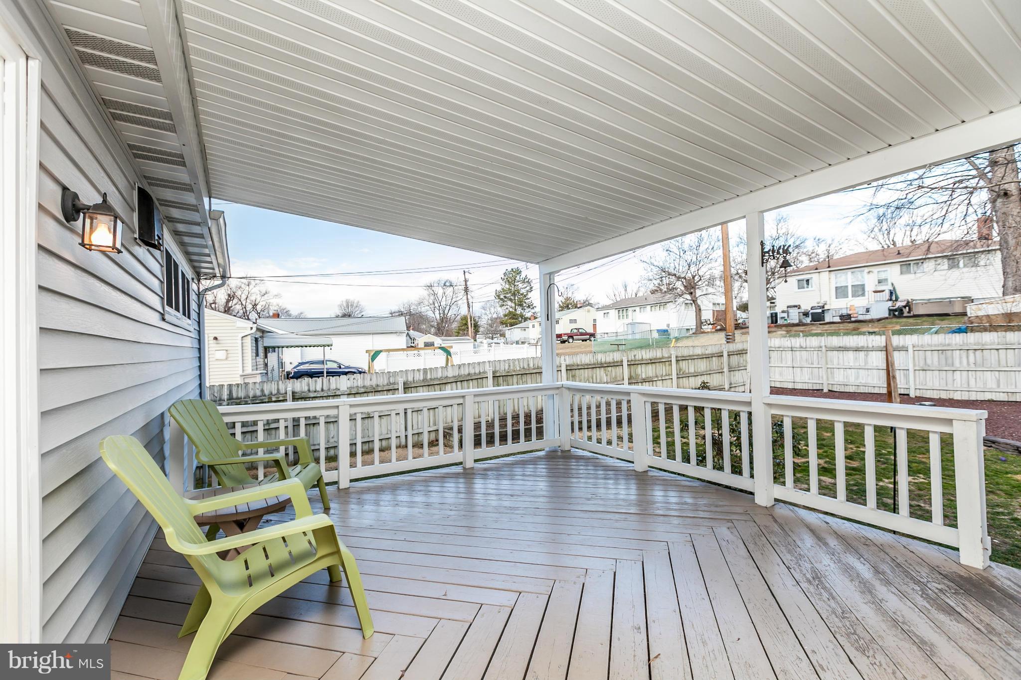 8809 Spring Road Baltimore, MD 21234 - Photo 22 of 25 Covered Deck