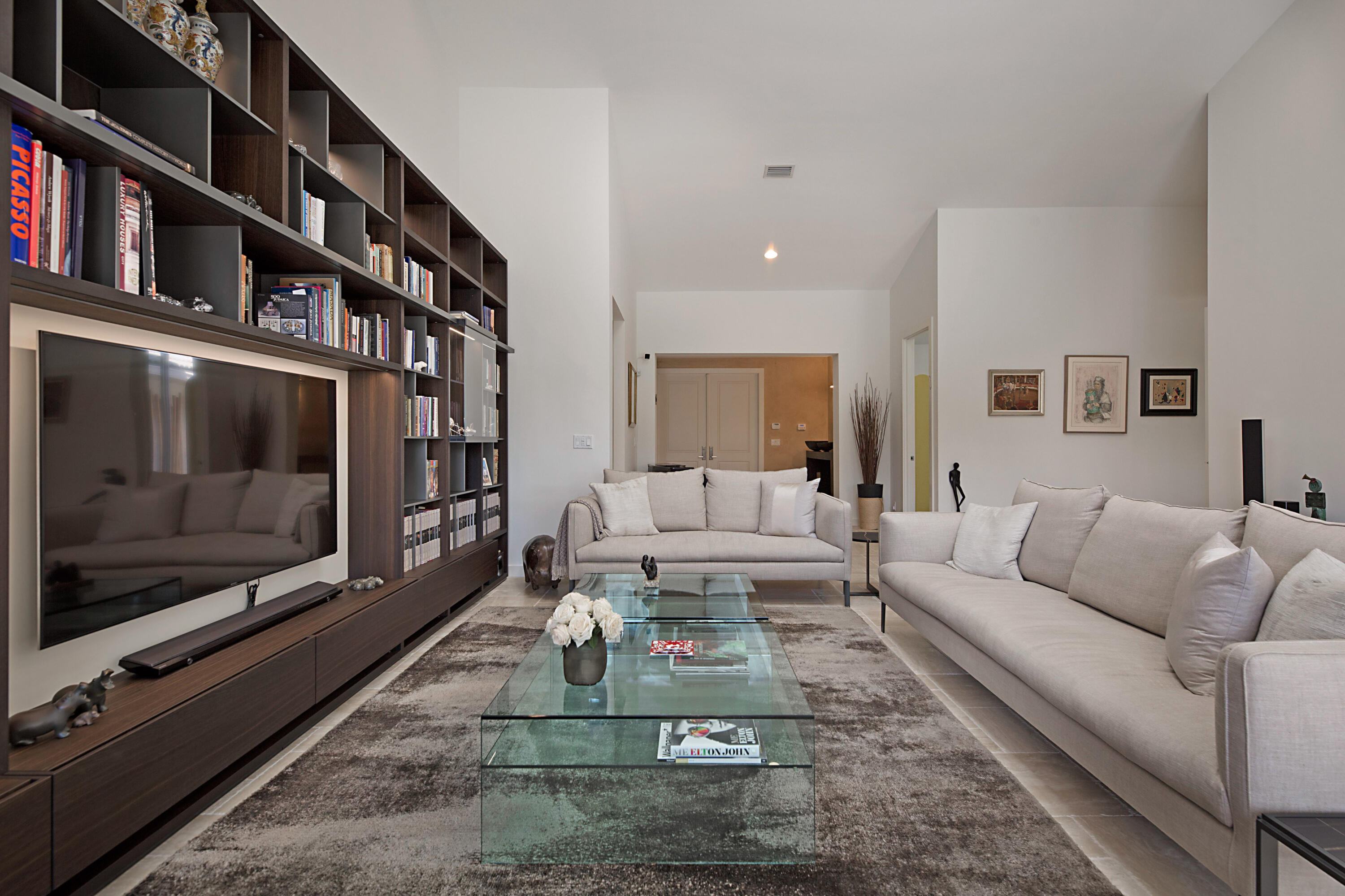 7316 Mandarin Drive Boca Raton, FL 33433 - Photo 10 of 45 a living room with furniture or couch and a flat screen tv