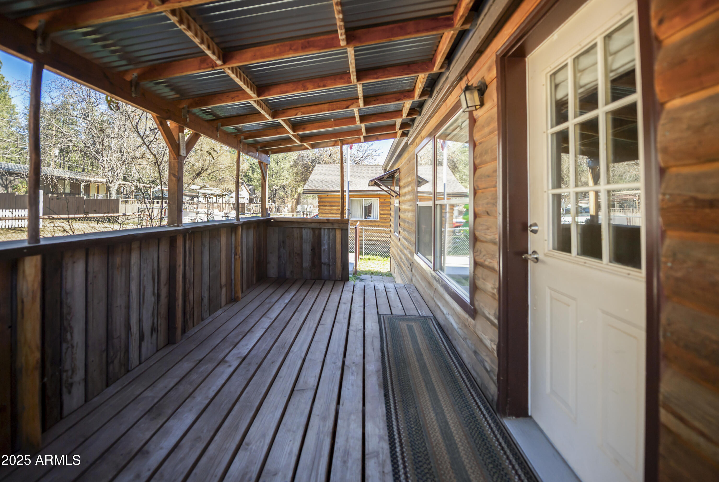 221 Standage Drive Payson, AZ 85541 - Photo 22 of 27 a view of balcony with wooden floor