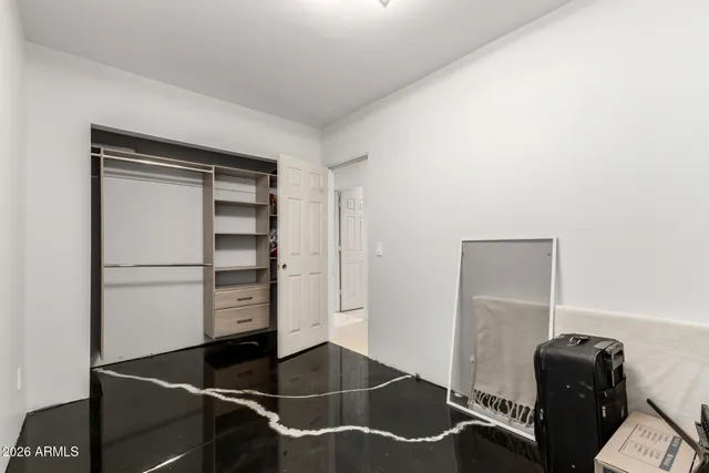 a room with storage and utility