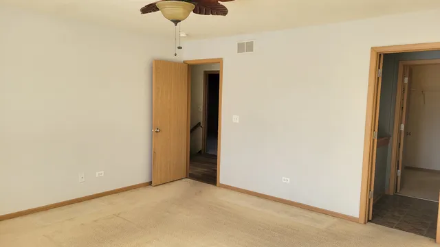 a view of an empty room