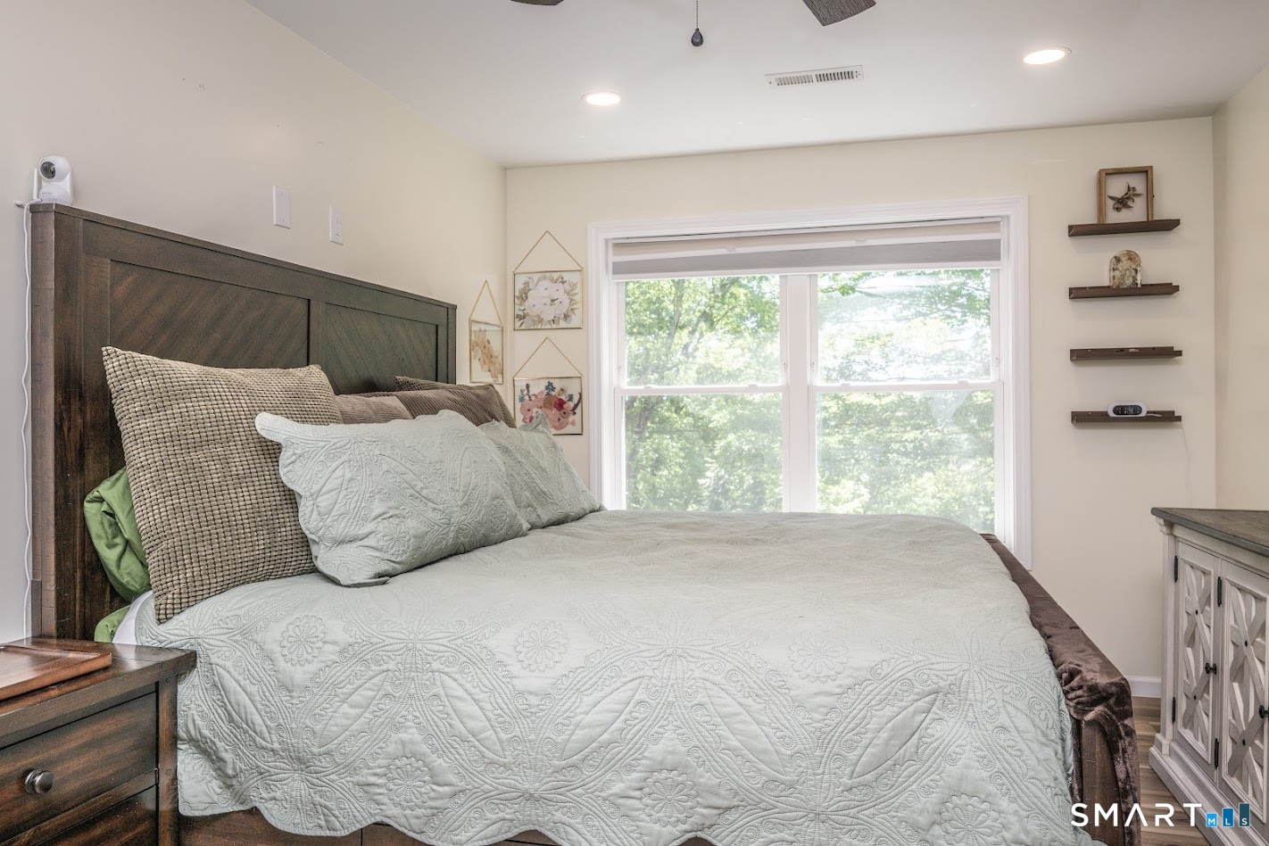 394 Brainard Hill Road Haddam, CT 06441 - Photo 9 of 23 a large white bed sitting in a bedroom next to a window