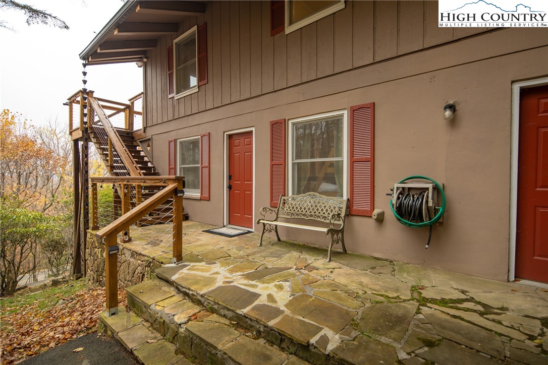 501 St Andrews Road Beech Mountain, NC 28604 - Photo 38 of 46 a view of two chairs in the patio