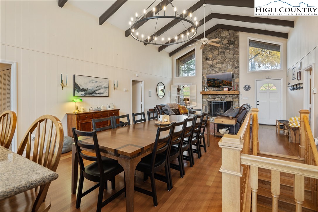 501 St Andrews Road Beech Mountain, NC 28604 - Photo 4 of 46 a dining room with furniture and window