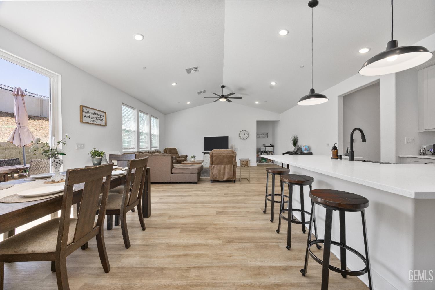 Undisclosed Address Tehachapi, CA 93561 - Photo 15 of 49 a living room with furniture a table and chairs