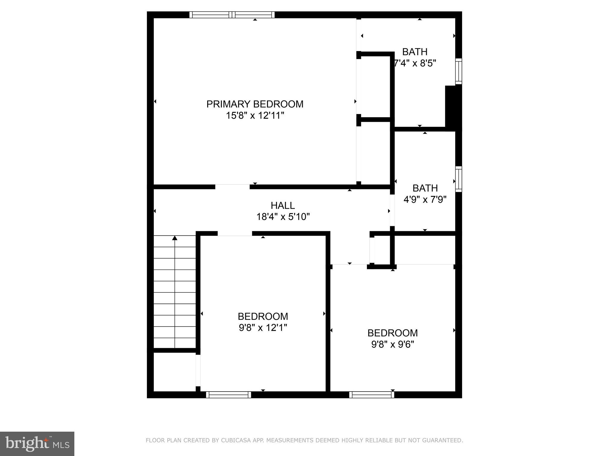 12 Madison Avenue Clementon, NJ 08021 - Photo 29 of 30 Second Level Floor Plan