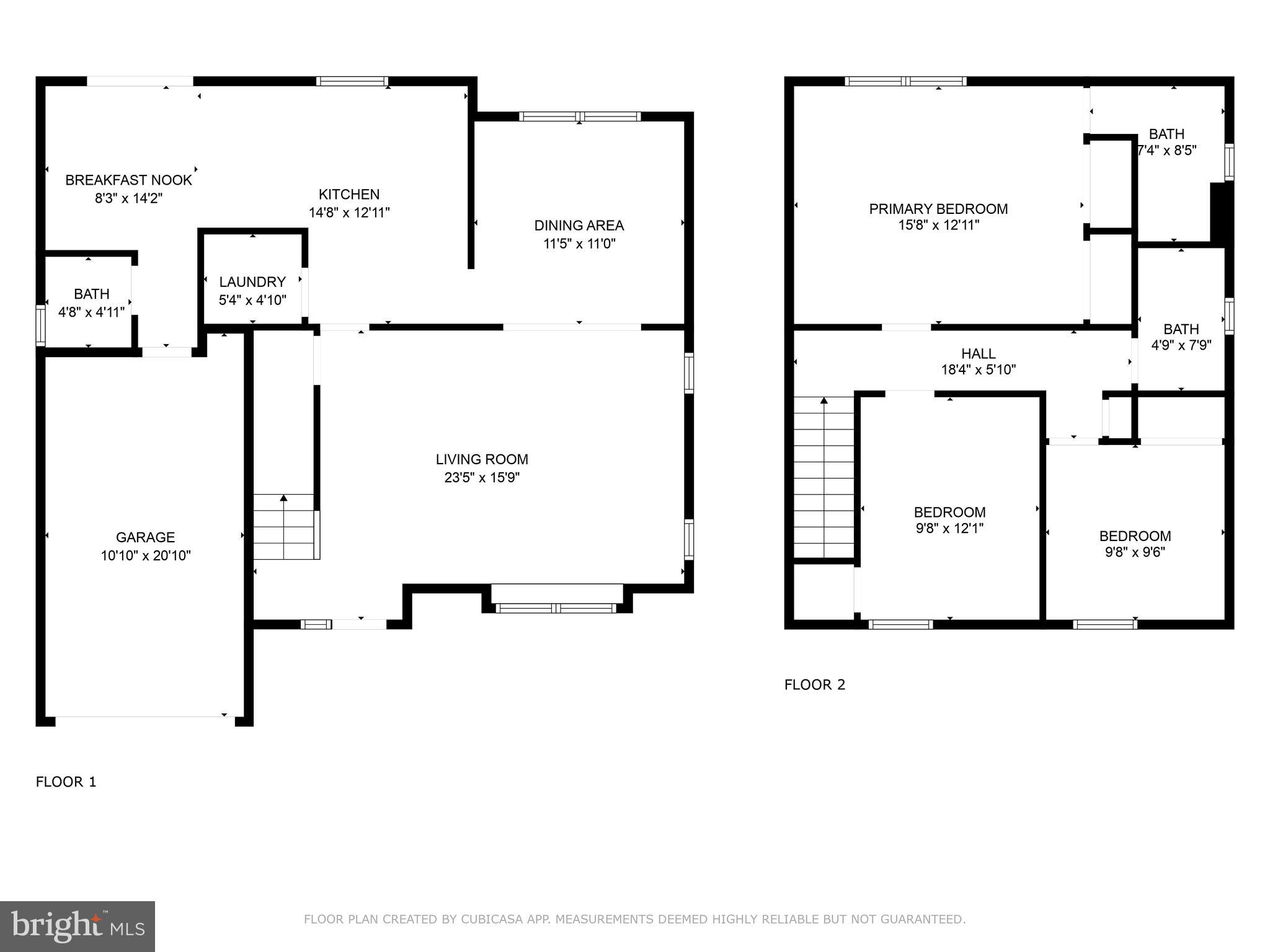 12 Madison Avenue Clementon, NJ 08021 - Photo 30 of 30 First & Second Floor Plans