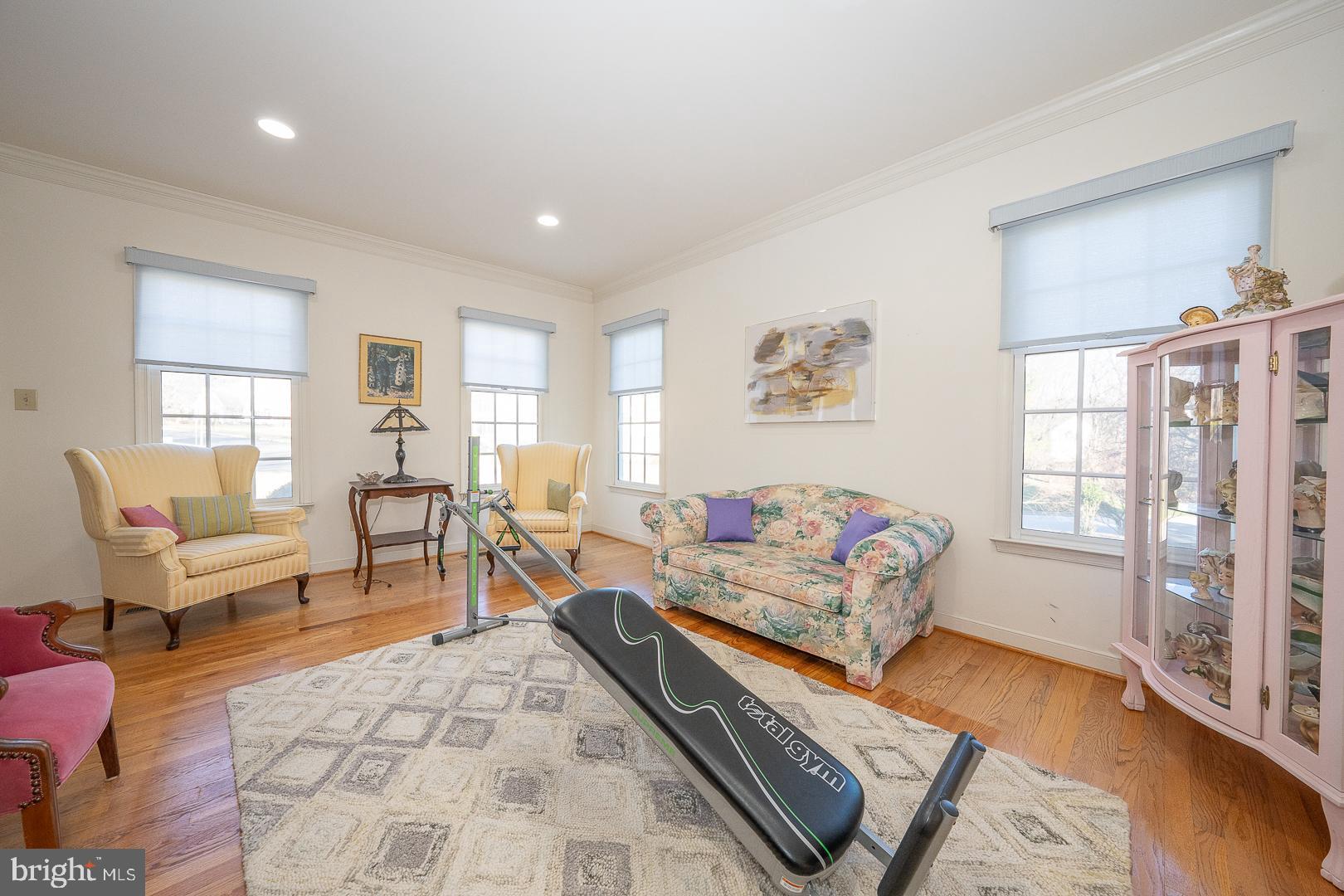 1619 Sorrell Road Malvern, PA 19355 - Photo 4 of 47 Spacious Living room with gym equipment