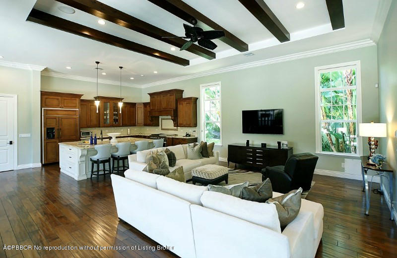 12 Hudson Avenue Ocean Ridge, FL 33435 - Photo 11 of 30 11 Family Room & Kitchen