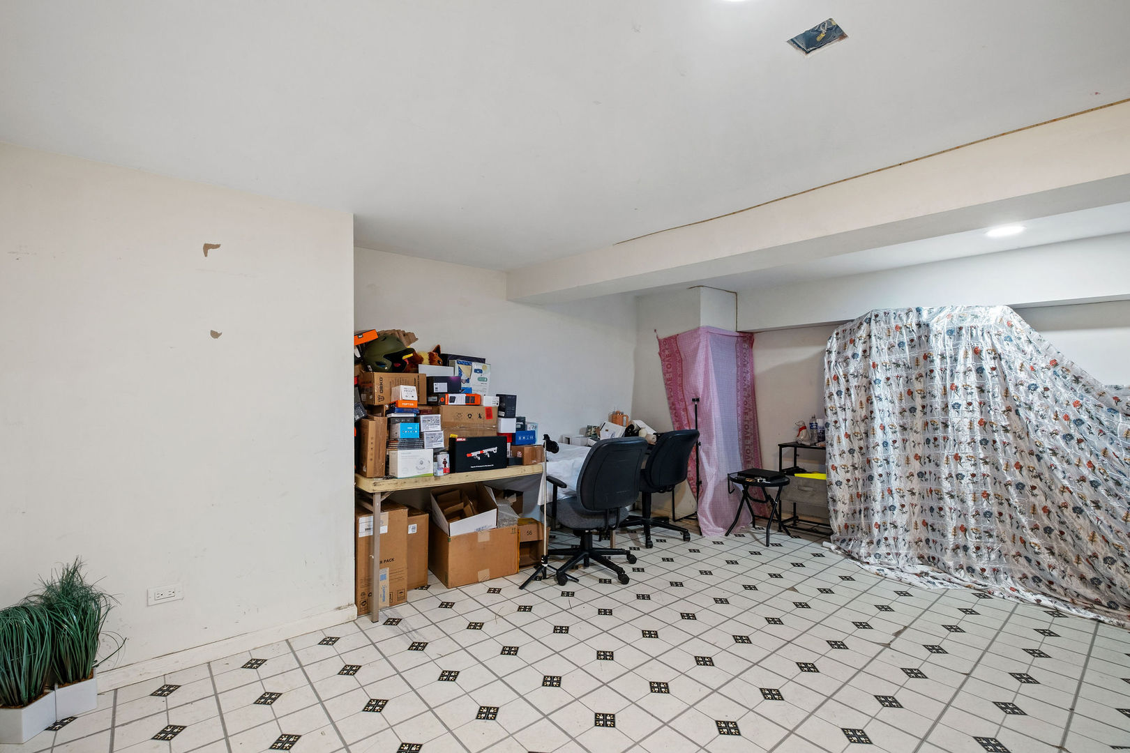 1578 Woodland Avenue, Unit D Des Plaines, IL 60016 - Photo 14 of 17 a room with furniture a rug and a potted plant