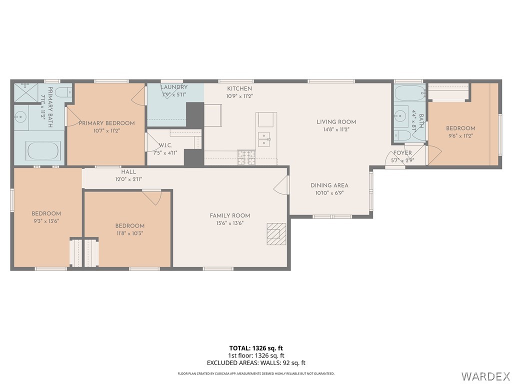 1666 Talc Road Bullhead City, AZ 86442 - Photo 61 of 61 Floor plan